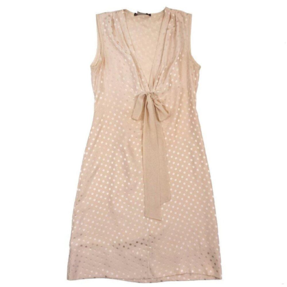 Beautiful BCBGMaxazria Parfait Sleeveless Silk Polka Dot Dress